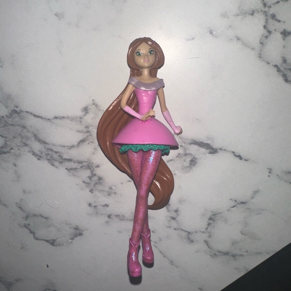 3/$15Winx Club Cosmix Fairy Flora 4.75" Mini Figure Witty